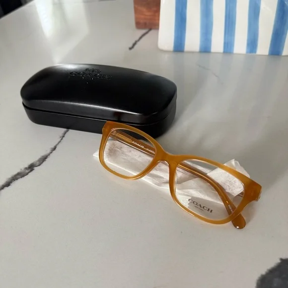 NEW Coach 5774 Milky Amber Frames Glasses display picture 1